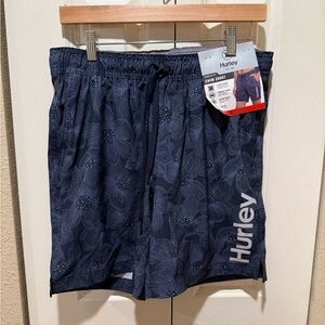 NWT Hurley Men’s Swim Shorts Lined  7.5” inseam , size M